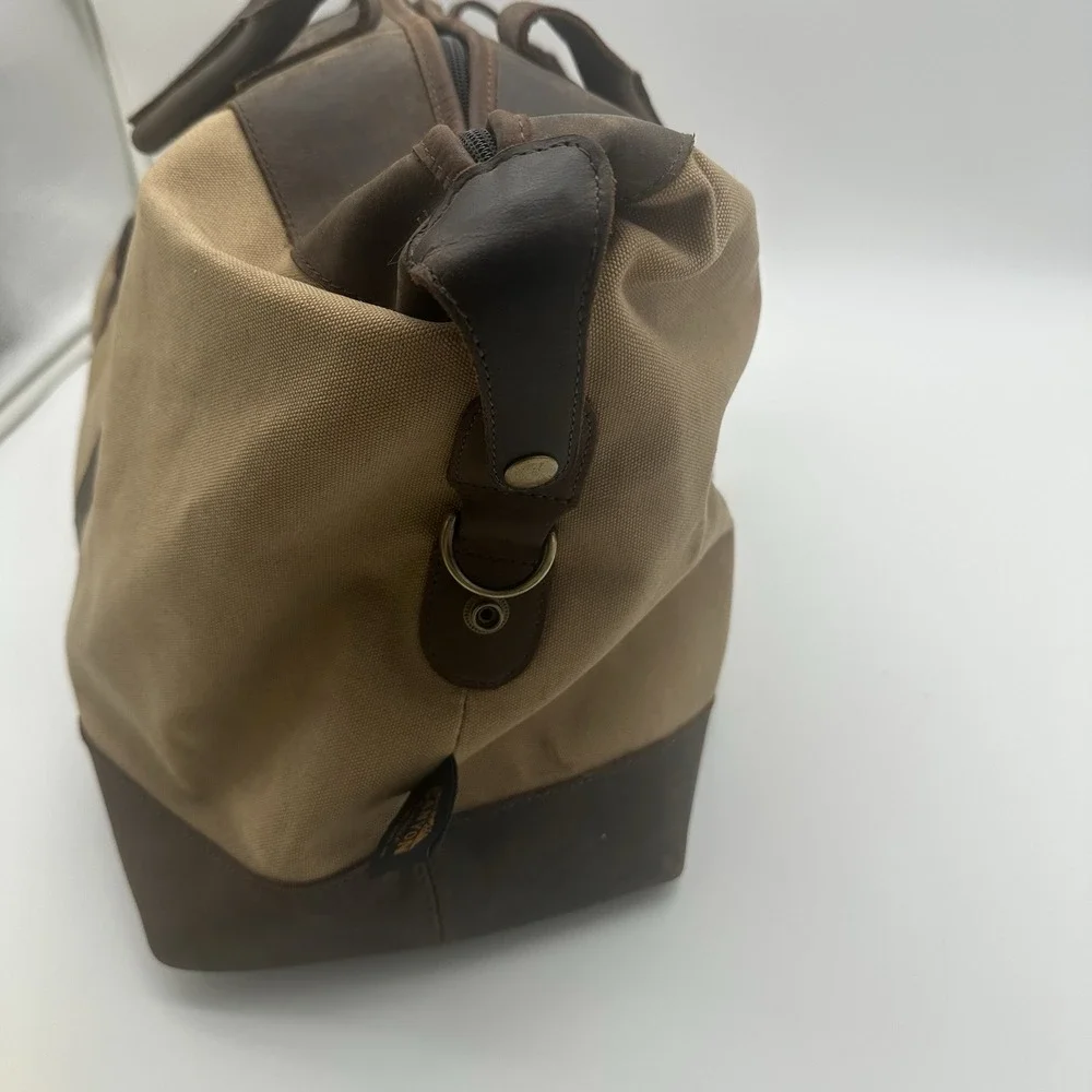 Vintage Canyon Outback‎ Jeffries Leather Canvas Duffle Bag 25